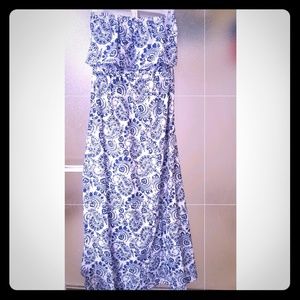 Summer strapless dress