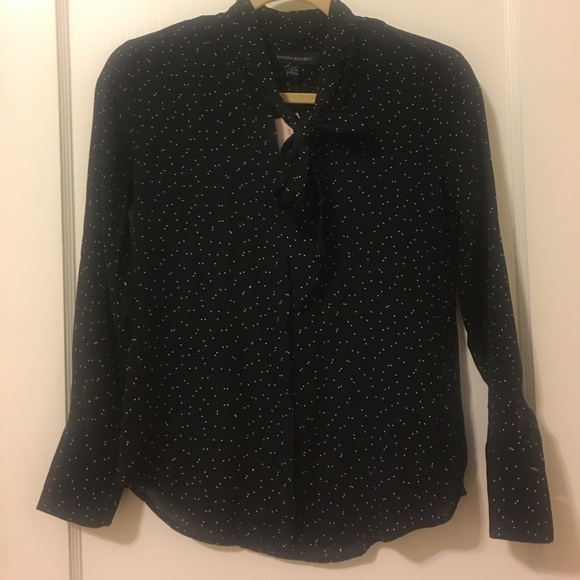 Banana Republic XXSP Tie-Neck Blouse NEVER WORN - Picture 2 of 4