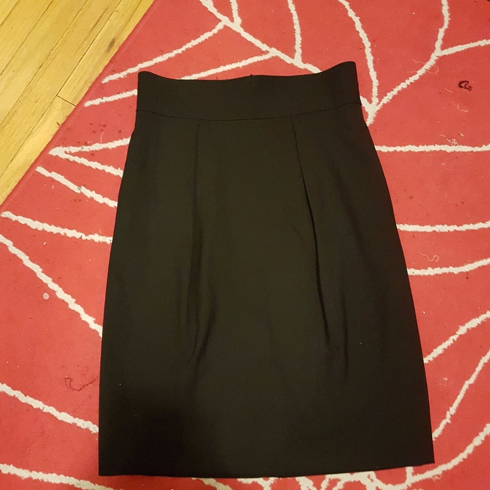 Brooks Brothers black wool skirt sz. 6