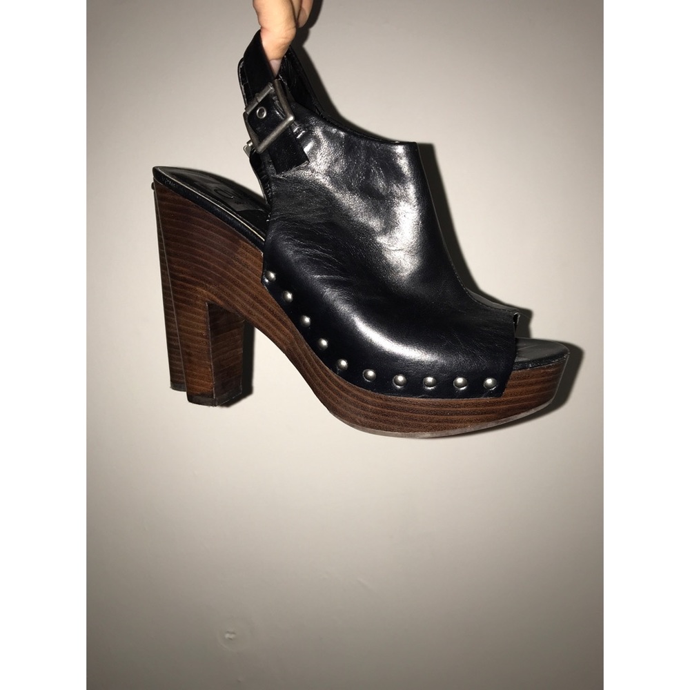 Dolce Vita studded wooden heels wedges