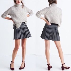Madewell Shimmer Mini Skirt