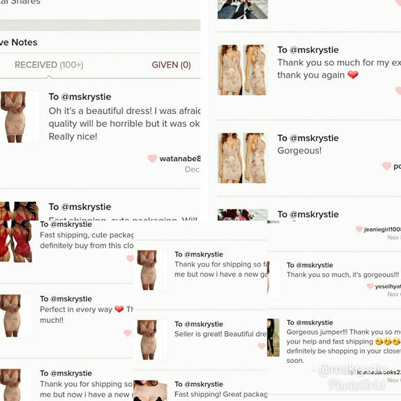 Holy Glam Rose Gold Sequin Dress - Picture 8 of 8