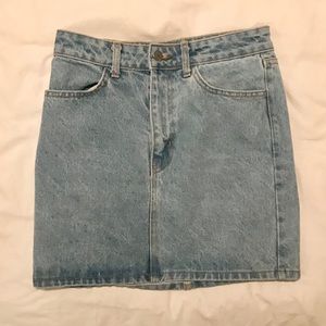 High Waisted Denim skirt