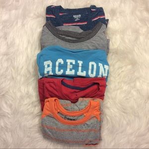 5 Men's Medium Shirts Various Brands $130 Value