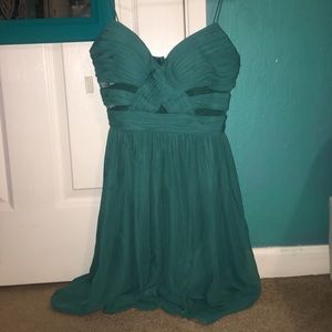 Teal dress