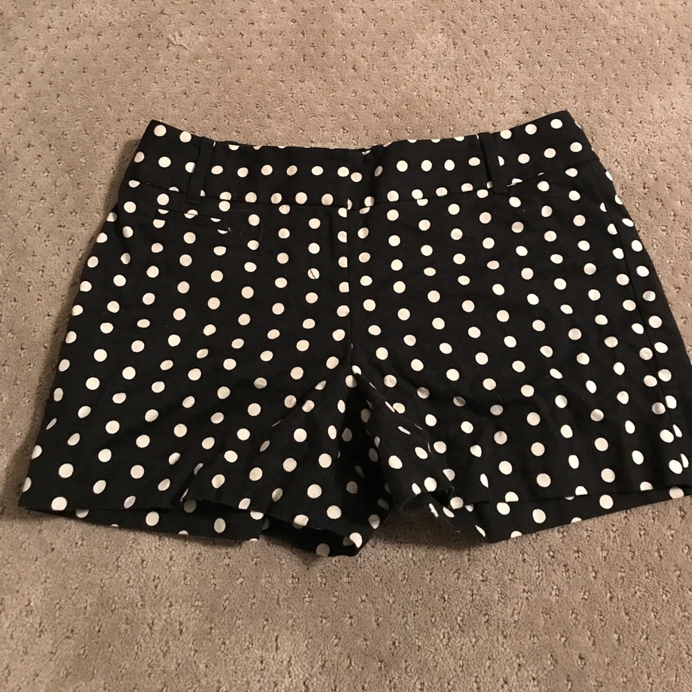 Loft polka dot shorts