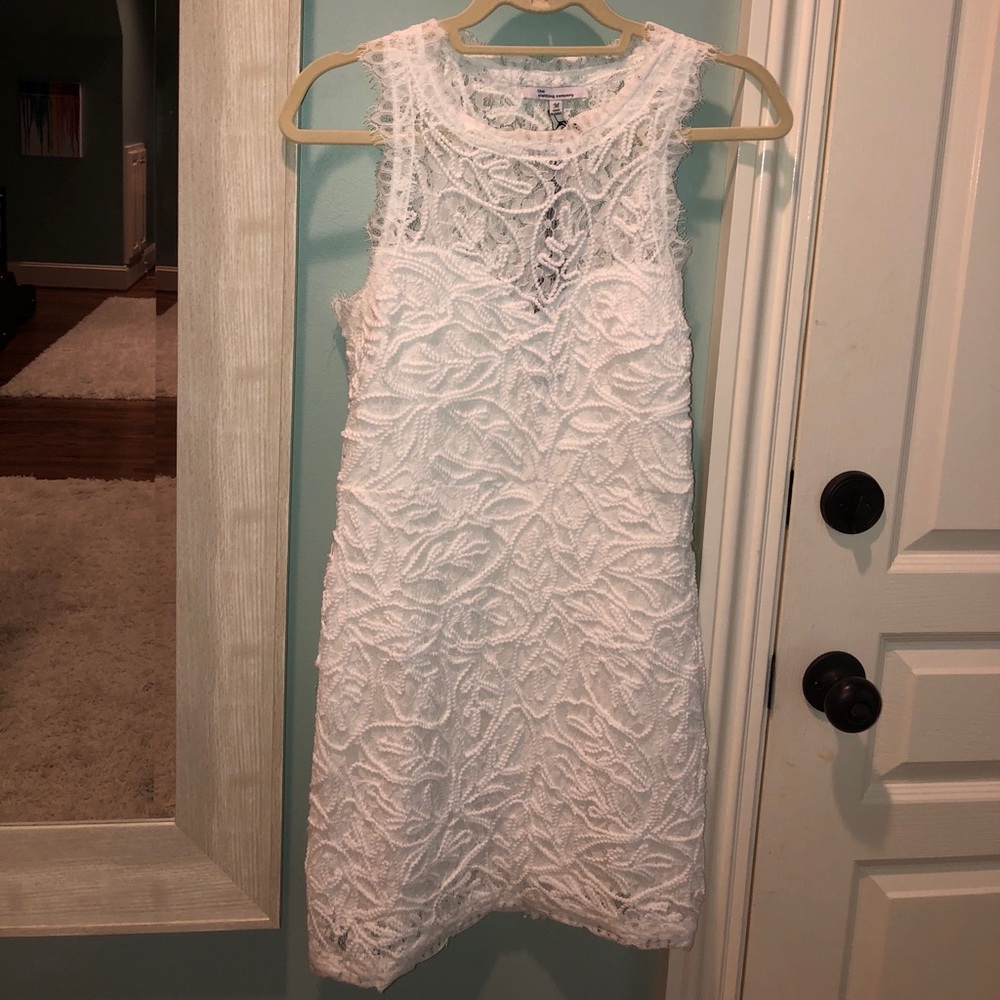 White lace dress