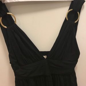 Black MILLY dress (jersey) with gold detail