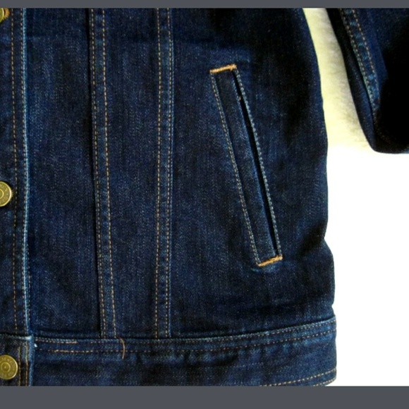 Ralph Lauren Jeans Dark Denim Blue Jean Jacket - Picture 3 of 4
