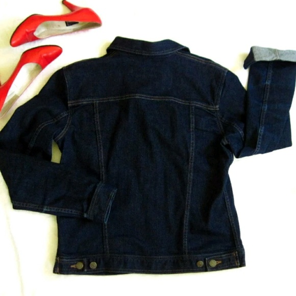 Ralph Lauren Jeans Dark Denim Blue Jean Jacket - Picture 4 of 4