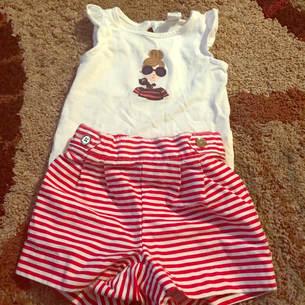 2 outfits 3/6 months