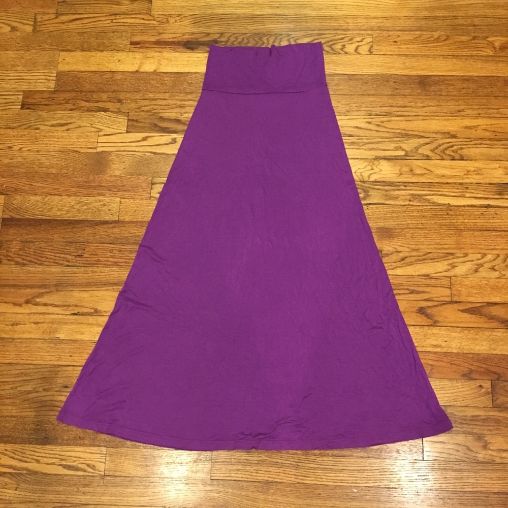 Purple Maxi Skirt