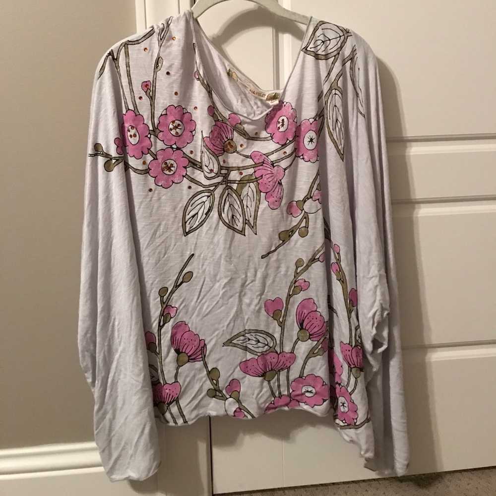 Chelsea & Violet patterned oversized top