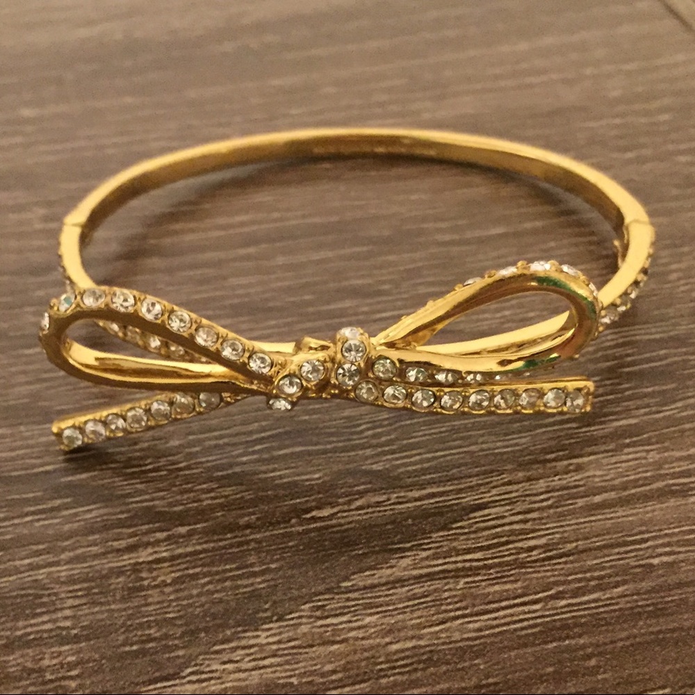 Chic Kate Spade Rhinestone Bow Bracelet