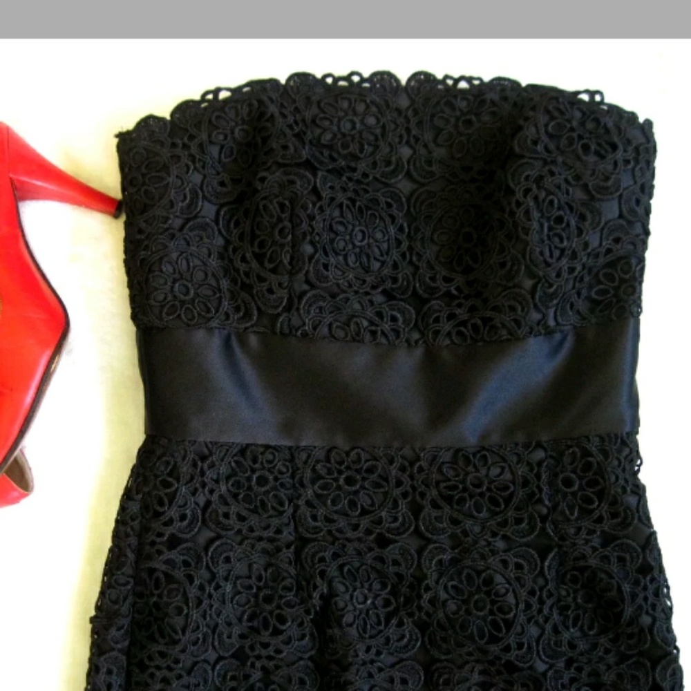 White House Black Market Black Lace Dress