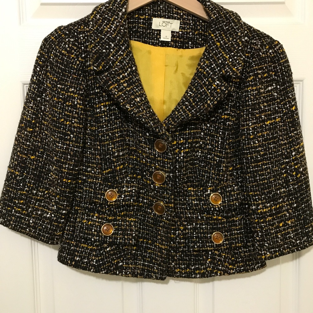 LOFT Tweed Statement Jacket