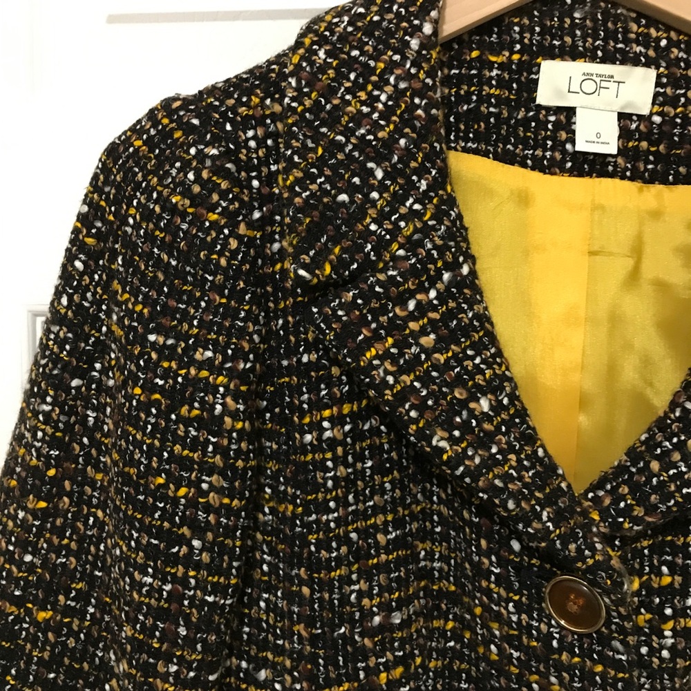 LOFT Tweed Statement Jacket - Picture 3 of 7