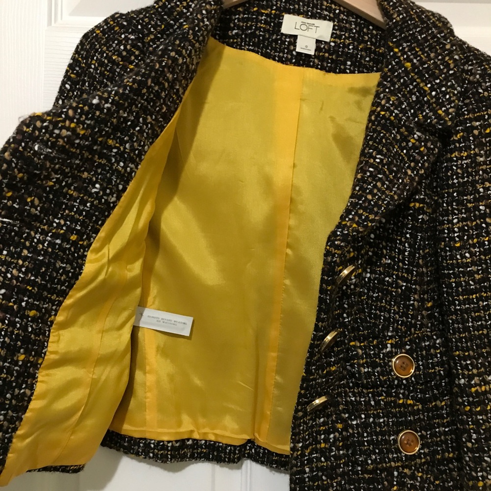 LOFT Tweed Statement Jacket - Picture 6 of 7