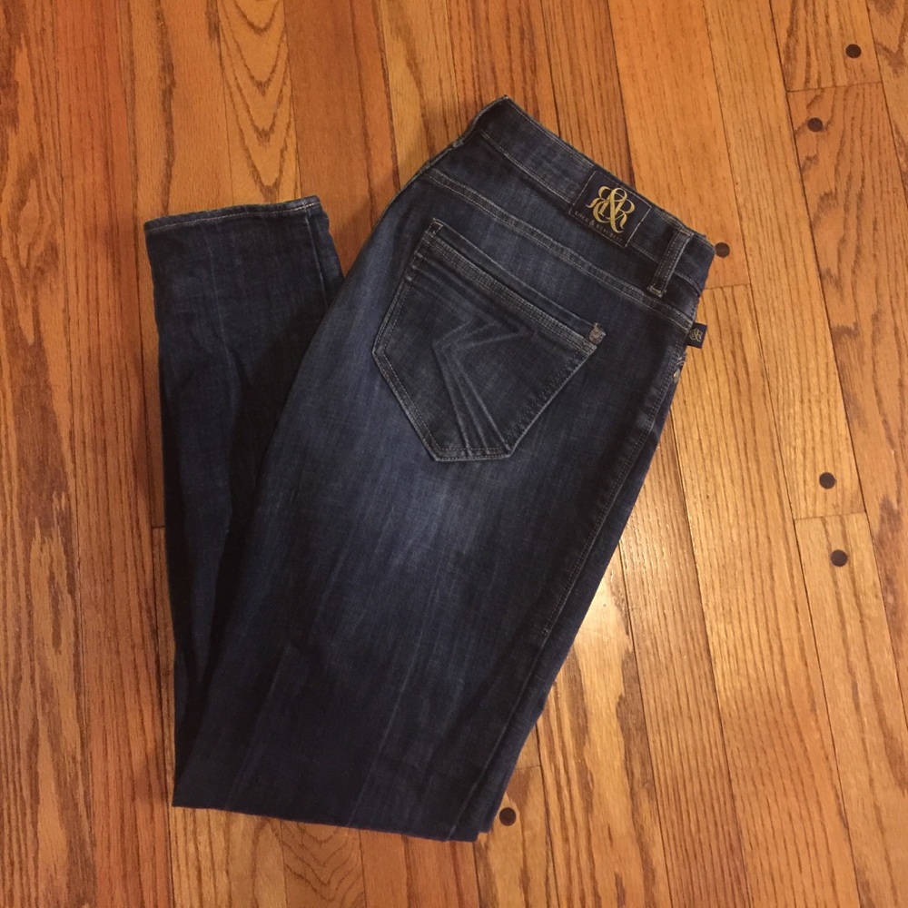 Rock & Republic Dark Denim Jeans Sz 10