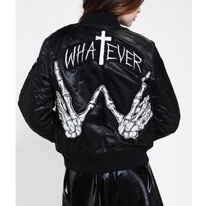 UNIF X UO Whatever Bomber Jacket