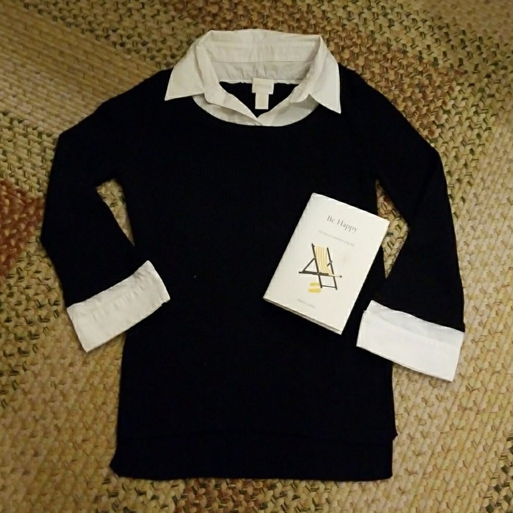 Chico ribbed sweater with underlay