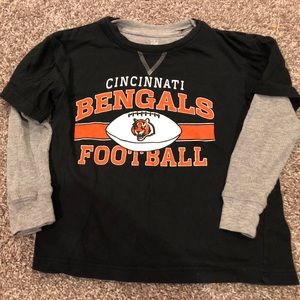 Boys Bengals long sleeve tee