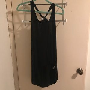 Black racer back tank