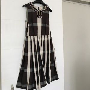 Maeve plaid dress