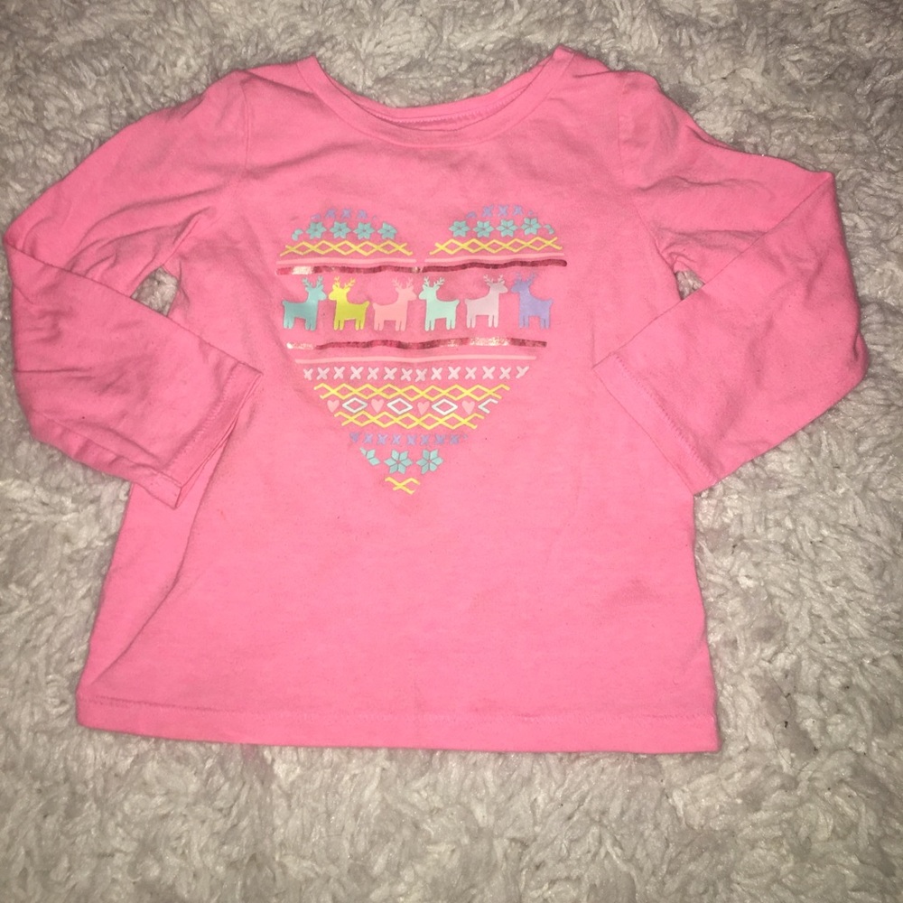 Pink long sleeve shirt