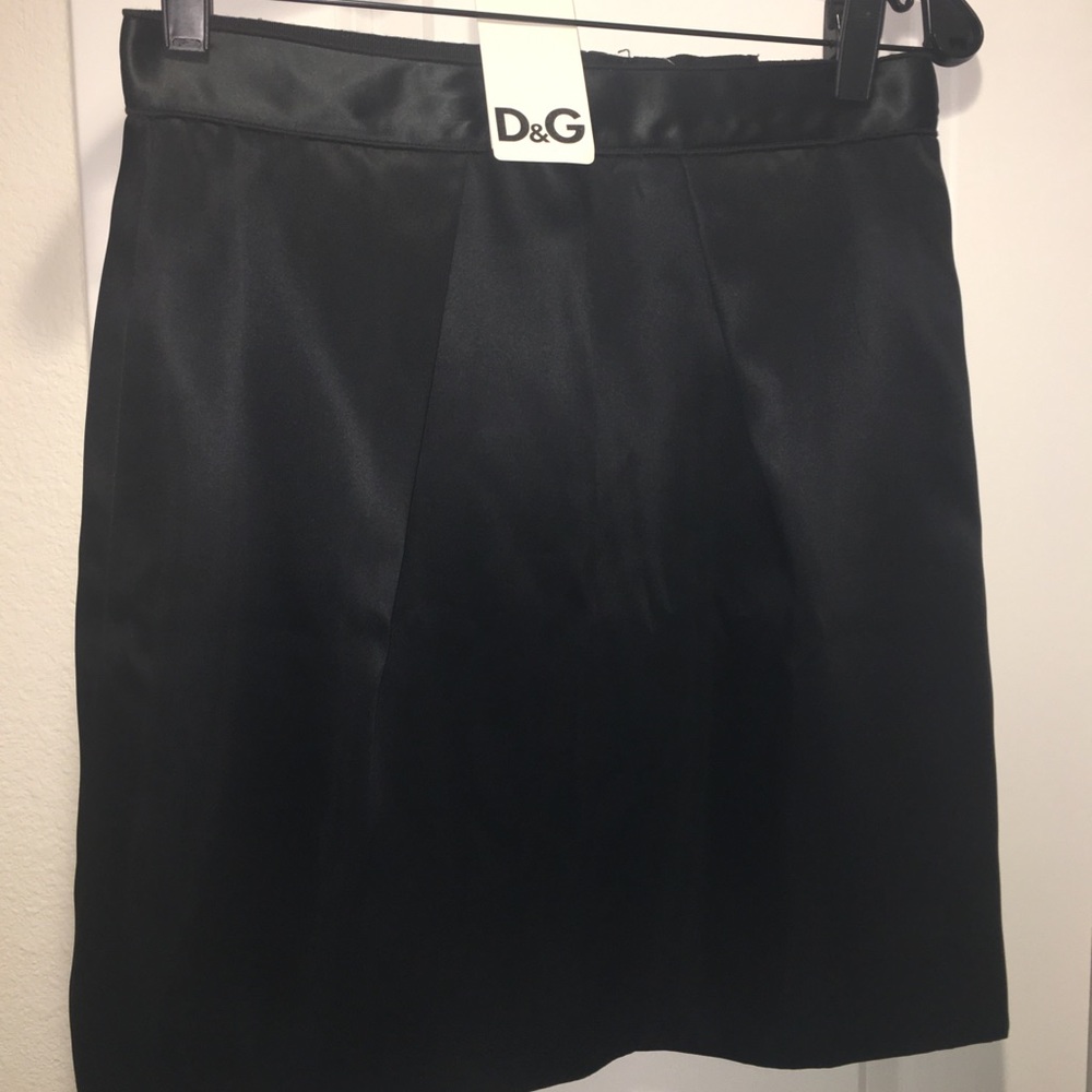 D&G by Dolce Gabbana Black mini skirt