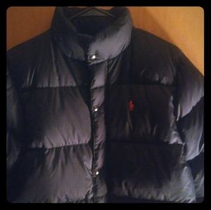 like New Original Navy Blue With Red label Coat .