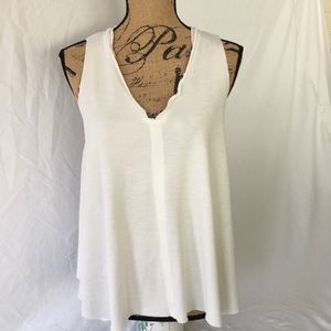 ZARA W/B Collection V-Neck