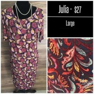 LuLaRoe Julia - L (NWT)