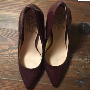 Vince Camuto maroon heels
