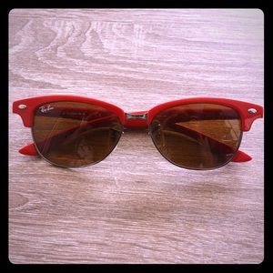 Ray-Ban club master red sunglasses