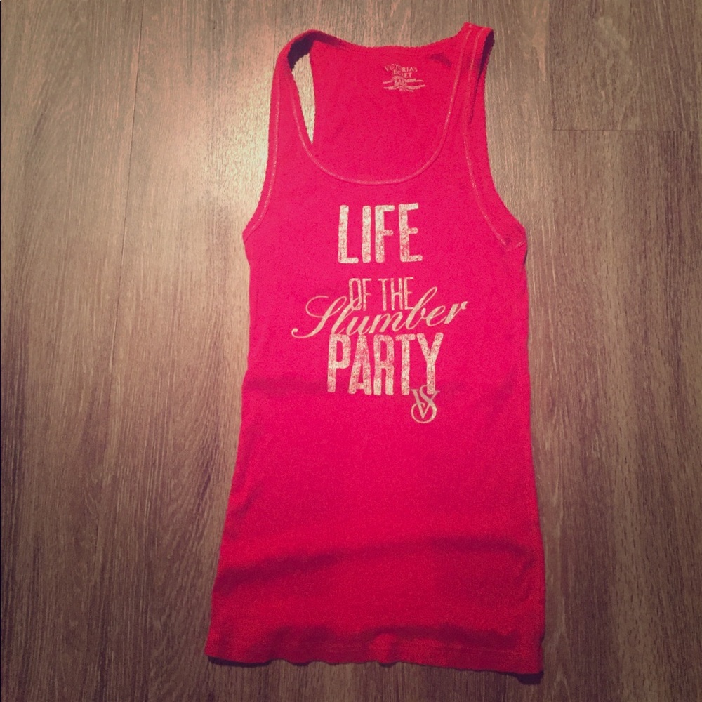 Life of the slumber party tank top!