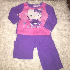 Hello kitty pj set