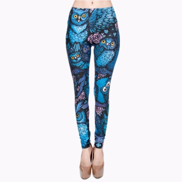 ONLY 1 LEFT! Brand new, cute owl leggings! - Picture 5 of 6