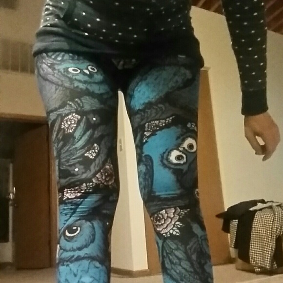 ONLY 1 LEFT! Brand new, cute owl leggings! - Picture 6 of 6
