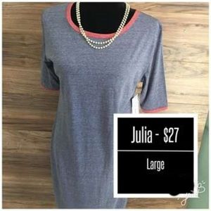 LuLaRoe Julia - L (NWT)