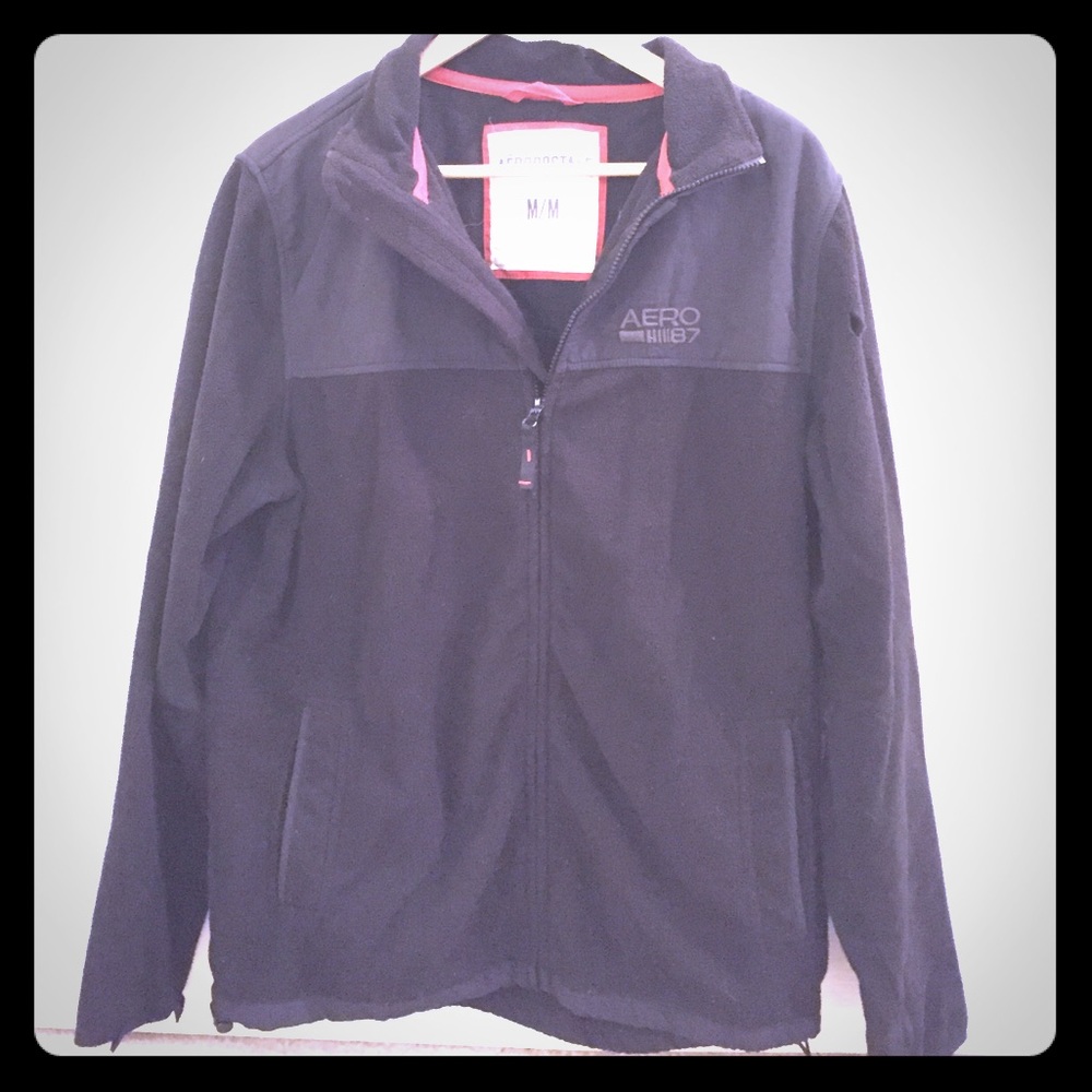 Aeropostale men's fleece zip up size medium