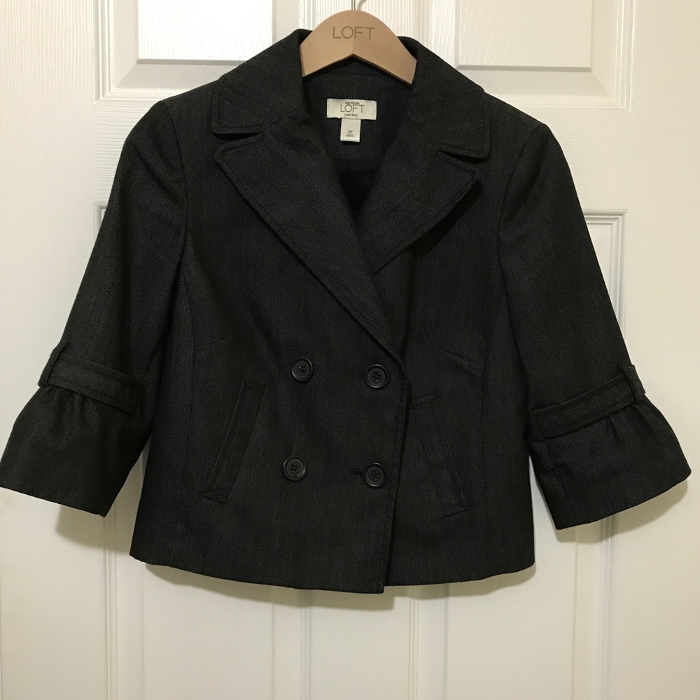 LOFT Cropped Swing Coat