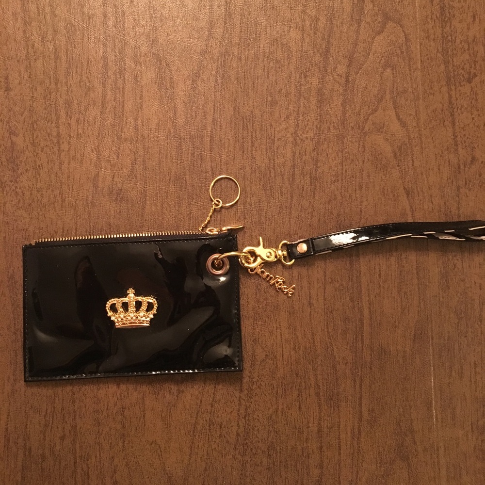 Black Patent Keychain