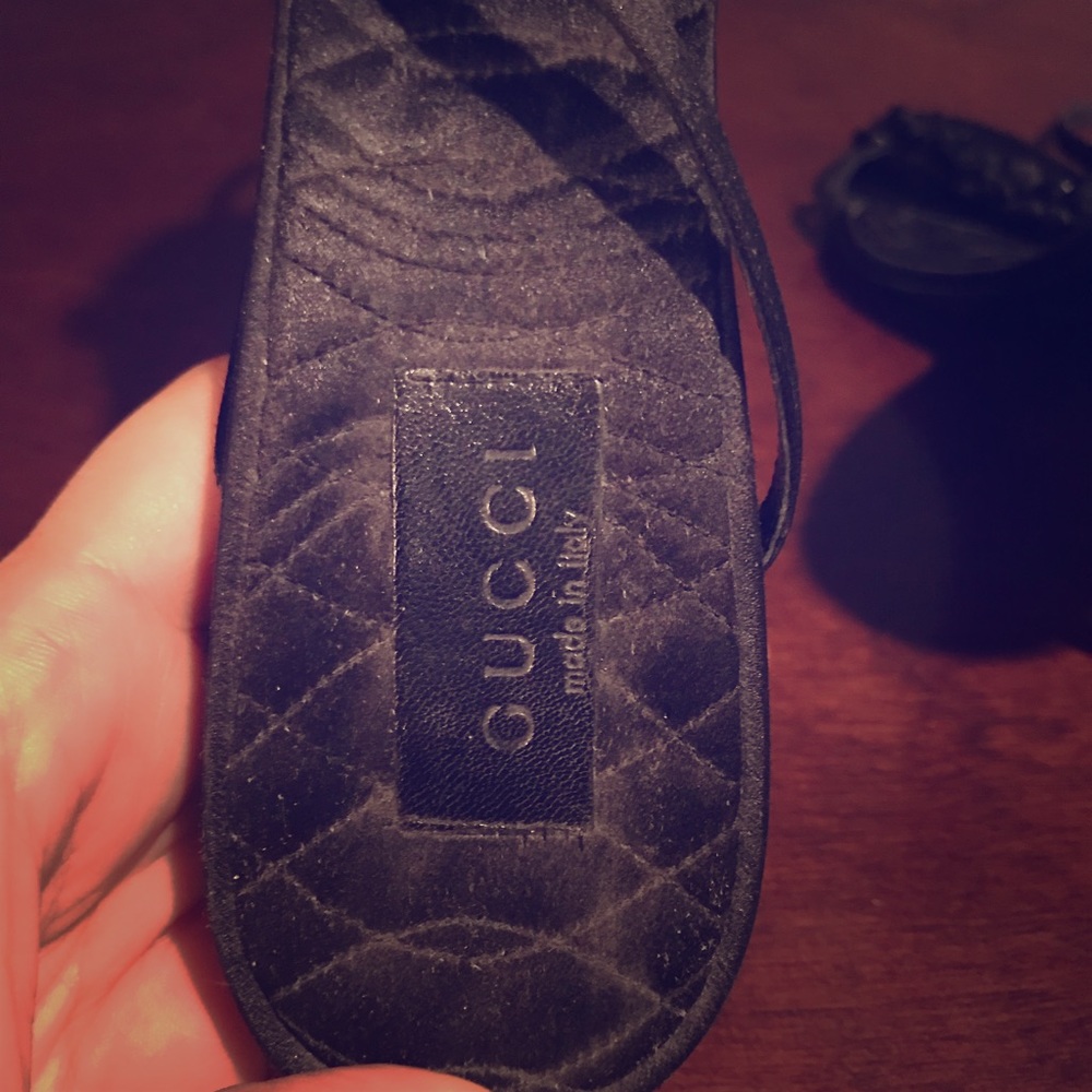 Authentic Gucci strappy Heels