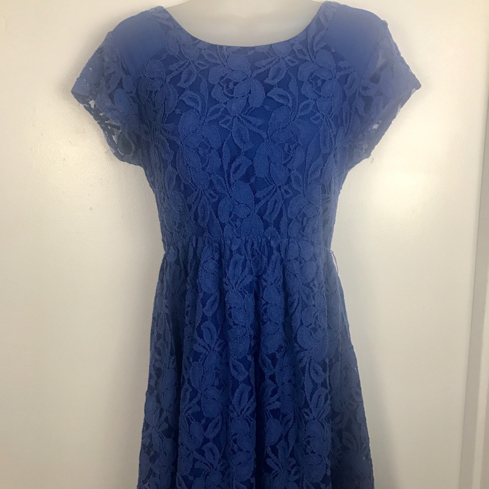 Blue coincidence & chance dress
