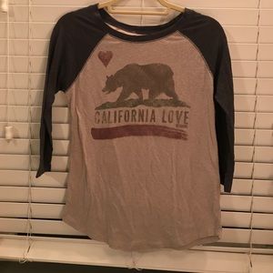 Billabong California Love baseball tee