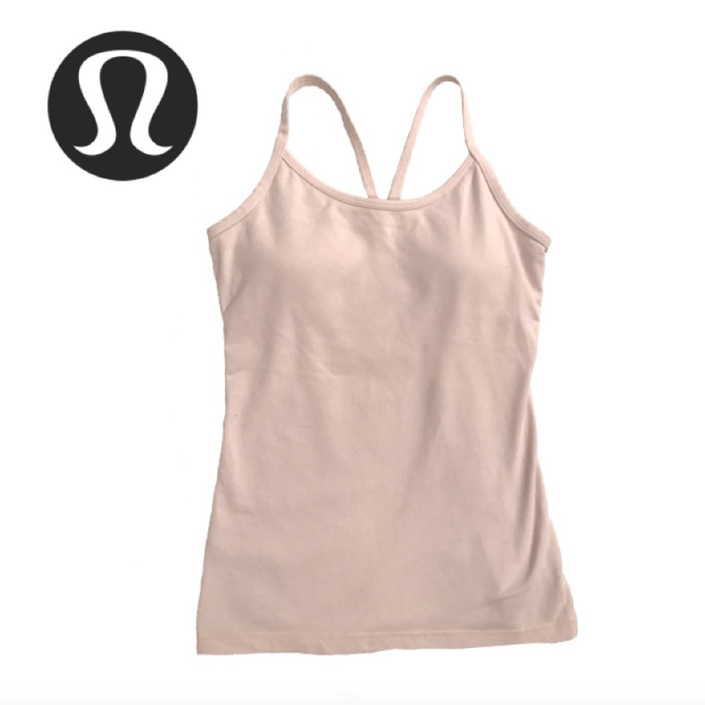 Lululemon Pink Strappy Tank Top