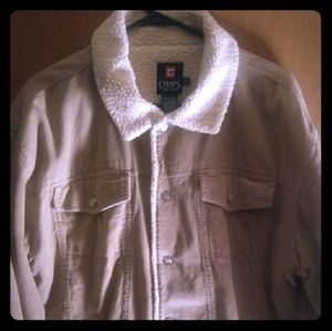 Like New Chaps Light Tan Jacket .