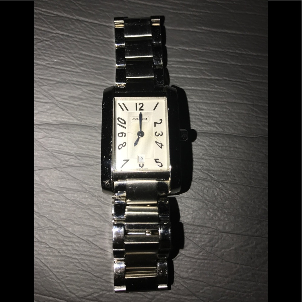 Authentic Coach Silver Watch. - Picture 3 of 6