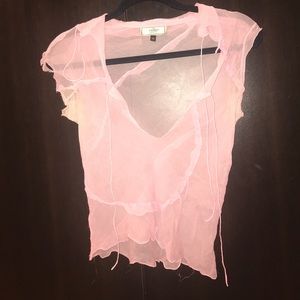 FENDI preowned see thru nylon shirt
